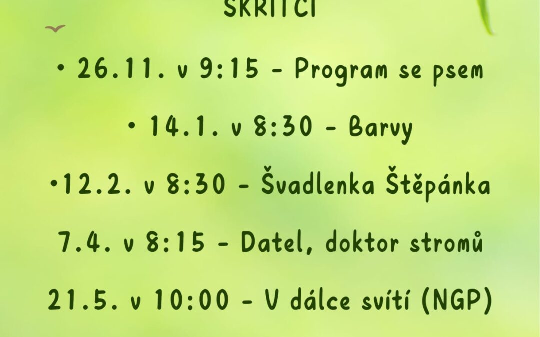 Enviromentální a další vzdělávací programy (Skřítci)